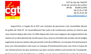 Communiqué amiante AIA CUERS du 16 février 2026.