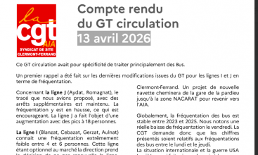 AIA CLERMONT-FERRAND - CR GT CIRCULATION 13 AVRIL 2026.