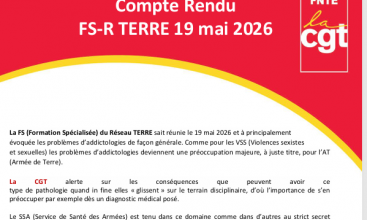 Comptes Rendus de la FS R et du CSA R TERRE des 19 et 20 mai 2026.