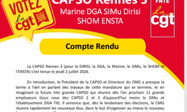 Déclaration Liminaire et Compte Rendu de la CAPSO RENNES 3 du 02 juillet 2026