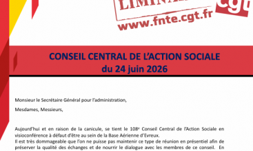 Déclaration Liminaire du CCAS du 26 juin 2026.